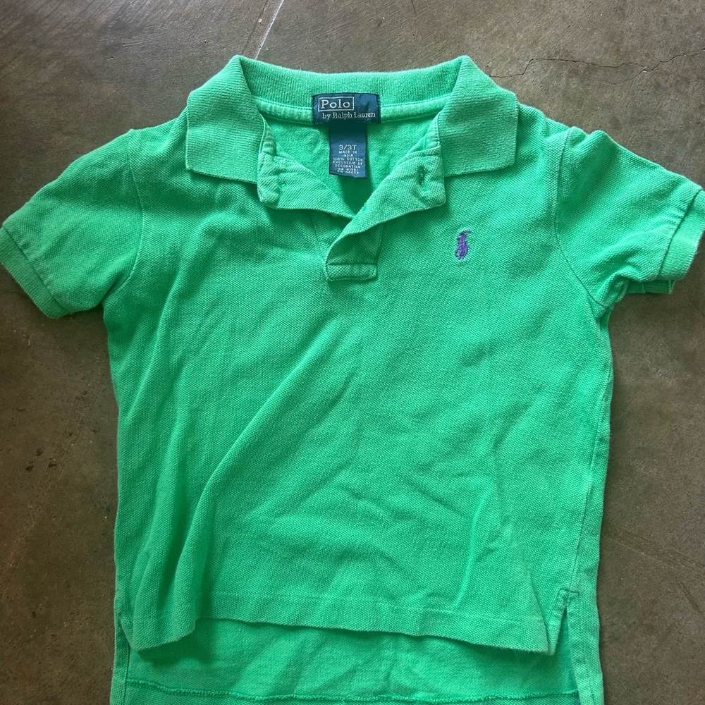 Polo by Ralph Lauren Kids Bright Green Polo Shirt